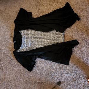 Plus Size Layered Blouse